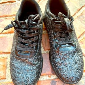 Sneakers black sparkle sz7